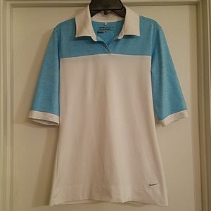 Nike golf tour performance dri-fit, small, aqua